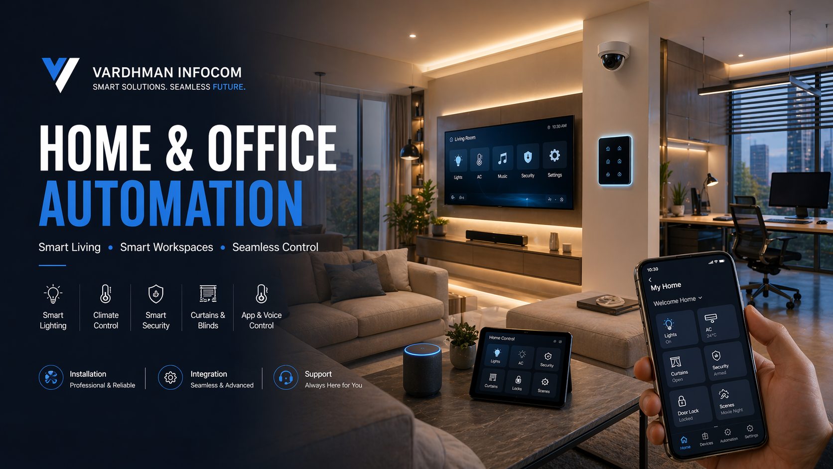 Smart home and office automation services